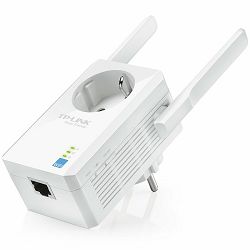 Repeater TP-Link TL-WA860RE, 300Mbps Wireless N Wall Plugged Range Extender with AC Passthrough, QCA(Atheros), 2T2R, 2.4GHz, 802.11n/g/b, Ranger Extender button, Range extender mode, with 2 fixed Ante