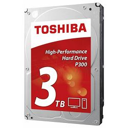 Toshiba HDD 3TB, 7200rpm, 64MB
