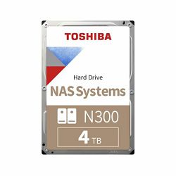 Toshiba 4TB, 7200rpm, 256MB, NAS Gold