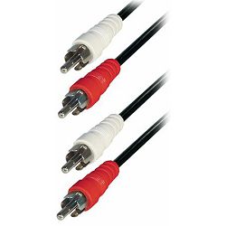 Transmedia RCA Stereo Kabel 10m