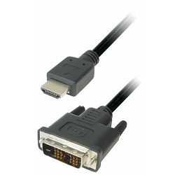 Transmedia Monitor Cable DVI HDMI 1m