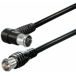 Transmedia Quick-F-plug straight - Quick-F-plug angled, 1,5 m