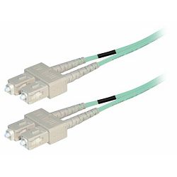 Transmedia Fibre optic MM OM4 Duplex Patch cable SC-SC 15m