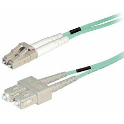 Transmedia Fibre optic MM OM4 Duplex Patch cable LC-SC 2m