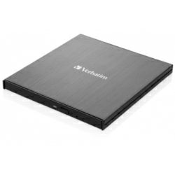 Verbatim CD/DVD Slimline vanjski snimač, M-Disc kompatibilan, USB3.2/USB-C, crni