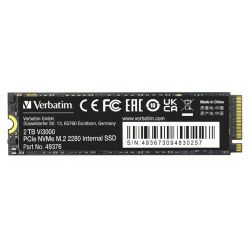 Verbatim Vi3000 2TB SSD M.2 NVMe PCIe Gen3x4, R/W: 3100/2200MB/s