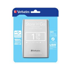 Verbatim 2.5" Smart Disk 1TB HDD, USB3.0, srebrni