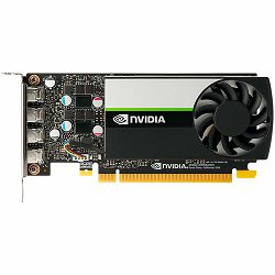 PNY GPU NVIDIA VCNT1000-8GB-SB PCI-Express 3.0 x16, LP8 GB GDDR6 128-bit, 4x Mini DP 1.4, 1x LP bracket.
