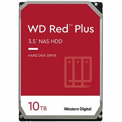 HDD NAS WD Red Plus (3.5, 10TB, 256MB, 7200 RPM, SATA 6 Gb/s)