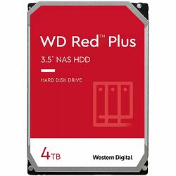 HDD NAS WD Red Plus (3.5, 4TB, 256MB, 5400 RPM, SATA 6 Gb/s)