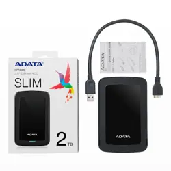 ADATA Ex HDD HV300, 2TB, usb3.0, crni