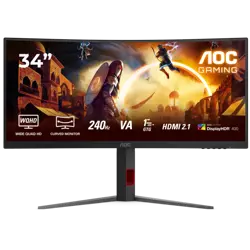 AOC Agon CU34G4Z 34" WQHD 240Hz 1ms ukrivljen gaming monitor