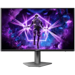 AOC Agon PRO AG276UZD 27" (26.5" viewable) QD OLED Gaming Monitor, 4K UHD 3840x2160, 240Hz, 0.03ms, DisplayHDR 400, Adaptive Sync, G-Sync Compatible, 2x HDMI 2.1, 1x DP 2.1, USB-C (DP alt mode, PD 65W