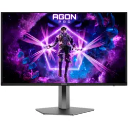 AOC Agon PRO AG326UD 31.5" QD-OLED Gaming Monitor, 4K UHD 3840x2160, 165Hz, 0.03ms, DisplayHDR 400, Adaptive Sync, G-Sync Compatible, 2x HDMI 2.1, 1x DP 1.4, USB hub, Full Ergo, Speakers