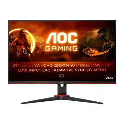 AOC LED-Display Q27G2E/BK - 68.6 cm (27") - 2560 x 1440 Quad HD