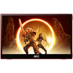 AOC Monitor 16G3 Gaming 15.6, FHD 1920x1080, IPS, 144Hz, 4ms, FreeSync, 1000:1, 250cd/m2, 1xMicroHDMI, 1xUSB-C, speakers