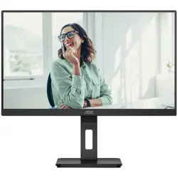 AOC Monitor LED Q27U3CV Business 27 3H, IPS QD, 2560x1440, 75Hz, 4ms, 1000:1, HDR400, 1xHDMI, 1x DP, DP out (Daisy Chain), USB-C 96W, USB hub, LAN RJ45, Speakers, Full Ergonomic, 3y