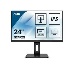 AOC IPS 23,8" Q24P2Q, HDMI, DVI, DP, USB3.0, pivot