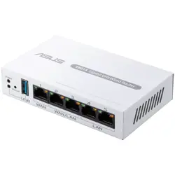 ASUS ExpertWiFi EBG15 Gigabit VPN 5 port wired router, Up to 3 WAN ethernet ports + 1 USB WAN, IPS intrusion prevention, Layer 7 firewall, Commercial-grade network security, Easy centralized managemen