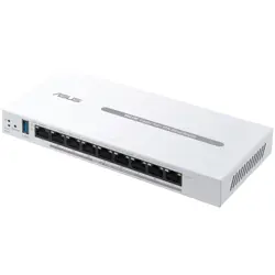 ASUS ExpertWiFi EBG19P Gigabit PoE+ VPN 9 port wired router, 8 PoE+ ports, 123W, Up to 3 WAN ethernet ports + 1 USB WAN, Perfect for APs, Commercial-grade network security, Easy centralized management