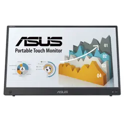 ASUS IPS monitor ZenScreen Touch MB16AHT - 39.6 cm (15.6") - 1920 x 1080 Full HD