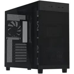 ASUS Prime AP303 TG ATX case Black, support for graphics cards up to 360mm, 360mm radiators and ATX PSUs up to 180mm