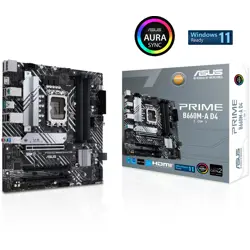 ASUS PRIME B660M-A D4-CSM, DDR4, SATA3, USB3.2Gen1, DP, LGA1700 mATX