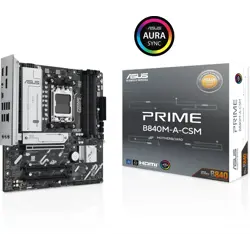 Asus Prime B840M-A-CSM, DDR5, SATA3, USB3.2GEN2, DP, 2.5GBE, AM5 MATX