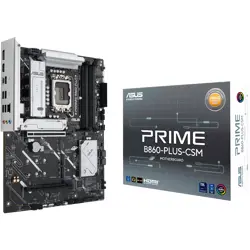 ASUS PRIME B860-PLUS-CSM LGA1851 ATX MB - Intel B860 4xDIMM DDR5 3xM.2 4xSATA PCIe 5.0 2.5Gb Ethernet 1xDisplayPort 1xHDMI with Aura Sync