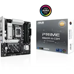 Asus Prime B860M-A-CSM, DDR5, SATA3, USB4, DP, 2.5GBE, LGA1851 MATX