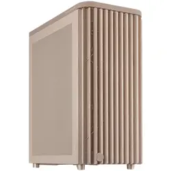 ASUS ProArt PA401 Wood Edition Beige (Mesh Panel) ATX Computer case, 240 mm radiator support, 1x 120 mm and 2x 160mm pre-installed fans, power and reset button lock, USB 20Gbps support