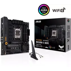 Asus Tuf Gaming B650M-E WiFi, DDR5, SATA3, USB3.2GEN2, DP, 2.5GBE, AM5 MATX