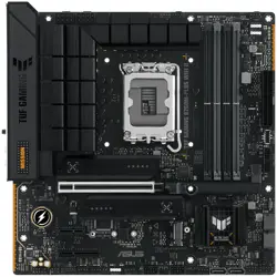 ASUS TUF GAMING B760M-PLUS WIFI II LGA1700 mATX MB - Intel B760 4xDIMM DDR5 3xM.2 4xSATA PCIe 5.0 2.5Gb Ethernet WiFi 6E + Bluetooth 1xDisplayPort 1xHDMI with Aura Sync support