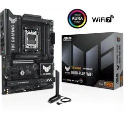 Asus Tuf Gaming B850-PLUS WIFI, DDR5, SATA3, USB3.2GEN2X2, DP, 2.5GBE, WIFI 7, AM5 ATX