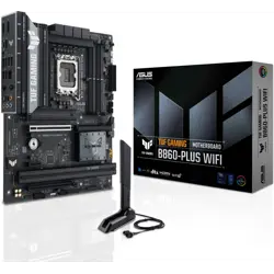 Asus Tuf Gaming B860-PLUS WIFI, DDR5, SATA3, USB4, DP, 2.5GBE, WI-FI 7, LGA1851 ATX
