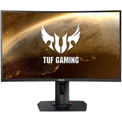 ASUS TUF Gaming VG27VQ Curved Gaming Monitor - 27", FHD (1920 x 1080), VA, 1500R, 165Hz, 1ms (MPRT), Extreme Low Motion Blur, Adaptive sync, Freesync Premium