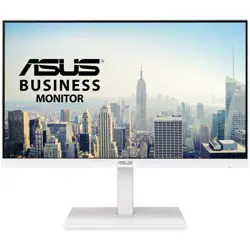 ASUS VA24EQSB-W Business Monitor - 24" (23.8" viewable), Full HD, IPS, Frameless, 75Hz, Adaptive-Sync, Low Blue Light, Flicker Free, Ergonomic Design, Wall Mountable, White