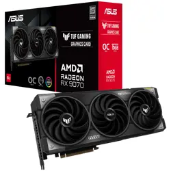 ASUS Video Card AMD TUF Gaming Radeon RX 9070 OC Edition 16GB GDDR6 (TUF-RX9070-O16G-GAMING) VGA, PCIe 5.0, 1xHDMI 2.1b, 3xDisplayPort 2.1a
