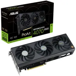 ASUS Video Card NVidia ProArt GeForce RTX 4070 SUPER OC Edition 12GB GDDR6X VGA brings elegant and minimalist style to empower creator PC builds with full-scale GeForce RTX 40 SUPER Series performance