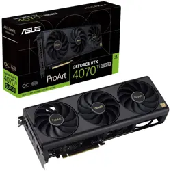 ASUS Video Card NVidia ProArt GeForce RTX 4070 Ti SUPER OC Edition 16GB GDDR6X VGA brings elegant and minimalist style to empower creator PC builds with full-scale GeForce RTX 40 SUPER Series performa