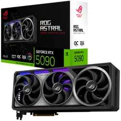 ASUS Video Card NVidia ROG Astral GeForce RTX 5090 OC Edition 32GB GDDR7 (ROG-ASTRAL-RTX5090-O32G-GAMING) VGA, PCIe 5.0, 2xHDMI 2.1b, 3xDisplayPort 2.1b