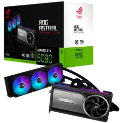 ASUS Video Card NVidia ROG Astral LC GeForce RTX 5090 OC Edition 32GB GDDR7 (ROG-ASTRAL-LC-RTX5090-O32G-GAMING) VGA, PCIe 5.0, 2xHDMI 2.1b, 3xDisplayPort 2.1b