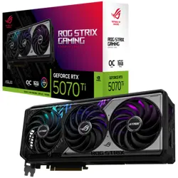 ASUS Video Card NVidia ROG Strix GeForce RTX 5070 Ti OC Edition 16GB GDDR7 (ROG-STRIX-RTX5070TI-O16G-GAMING) VGA, PCIe 5.0, 2xHDMI 2.1b, 3xDisplayPort 2.1b
