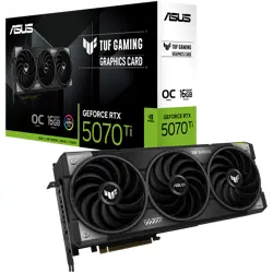 ASUS Video Card NVidia TUF Gaming GeForce RTX 5070 Ti OC Edition 16GB GDDR7 (TUF-RTX5070TI-O16G-GAMING) VGA, PCIe 5.0, 2xHDMI 2.1b, 3xDisplayPort 2.1b