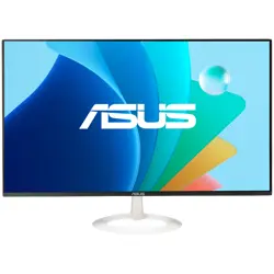 ASUS VZ24EHF-W Eye Care Monitor - 24" (23.8" viewable), Full HD, IPS, Frameless, 100Hz, Adaptive-Sync, 1ms MPRT, HDMI, Low Blue Light, Flicker Free, Wall Mountable, White