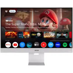 ASUS ZenScreen Smart MS32UC - 31.5", 4K UHD (3840 x 2160), IPS panel, 98% DCI-P3, Google TV, Harman Kardon speakers, USB Type-C (90 W PD), HDMI, DisplayPort, wireless display capabilities, multi-contr