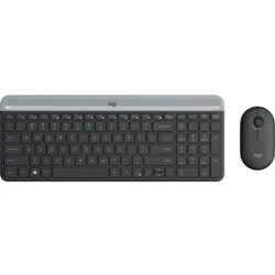 Bežični desktop komplet MK470 Slim Wireless crna