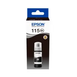 Car. Epson 115 EcoTank Pigment Black ink bottle (C13T07C14A) 70 ml