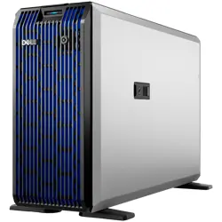 DELL EMC PowerEdge T360, 8x3.5", Intel Xeon 6315P (2.8G, 4C/4T, 12MB, Turbo, 55W), 16GB UDIMM 5600MT/s, 2TB 7.2K SATA 6Gbps, PERC H355, iDRAC9 Enterprise, Single Hot-Plug PSU 700W, BCM 5720 DP, Bezel,