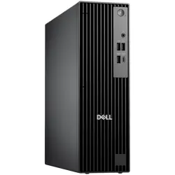 Dell Pro Slim QCS1250, 180W, Intel Core  i3-14100 (4 cores, up to 4.7GHz), 1x8GB 4800MT/s DDR5, 512GB SSD, Integrated Graphics, No Wi-Fi, No BT, Mouse/Kyb, Ubuntu, 3Y PS NBD